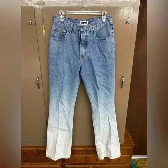 Xhilaration Denim - 90s xhilaration flared ombre jeans, junior size 11